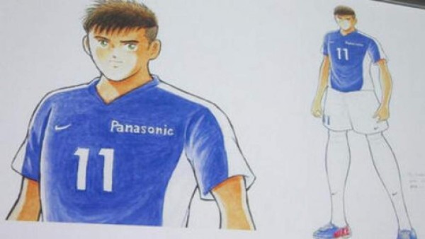 Los futbolistas dibujados al estilo de los Supercampeones