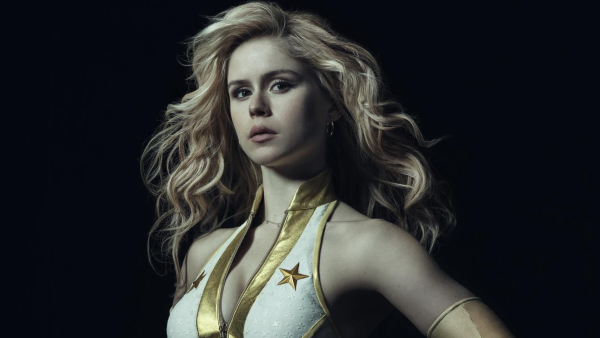 Erin Moriarty en la primera temporada de The Boys, en 2019.