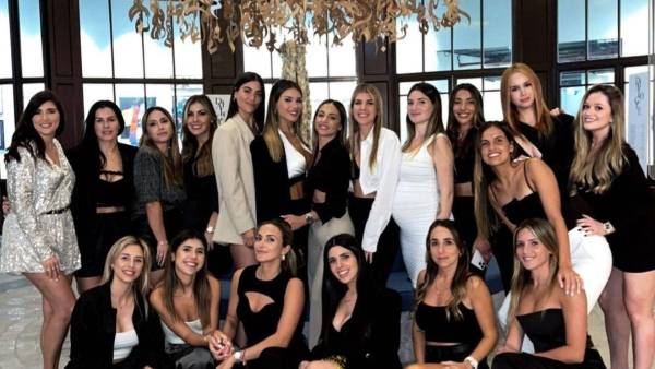 Foto de las esposas de los jugadores argentinos en Doha.
