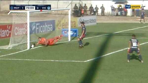 La polémica acción que se dio en Danlí. ¿Ingresó la pelota?