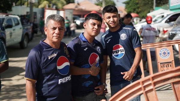 Los motagüenses han llegado a apoyar a su equipo a San Pedro Sula.