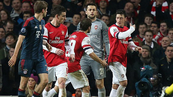 Futbolistas del Arsenal protagonizan bronca en entrenamiento