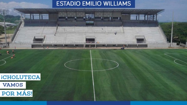 ¡CASI LISTO! Así luce estadio que inaugurarán Olimpia-Motagua en Choluteca
