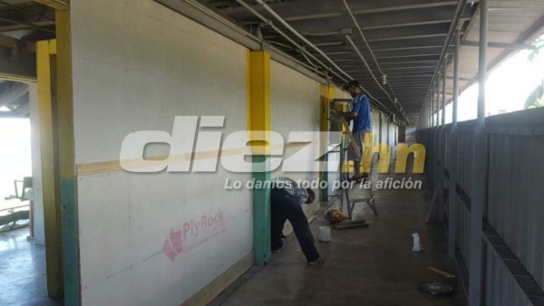 Así están puliendo el estadio Morazán para el partido contra Costa Rica