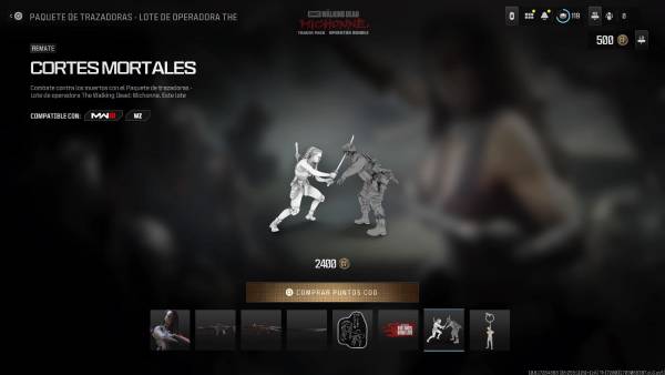 Michonne, de The Walking Dead, ya disponible en Call of Duty: Modern Warfare 3 y Warzone