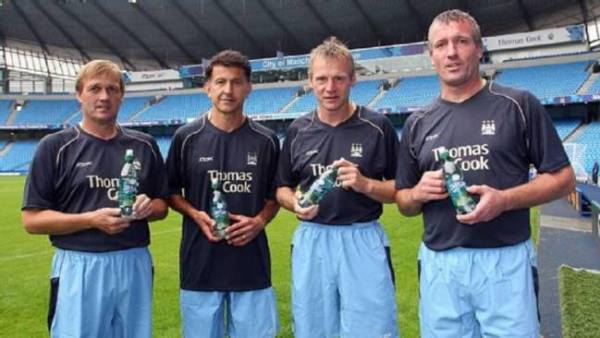 Juan Carlos Osorio cuando estuvo en el Manchester City como asistente técnico.