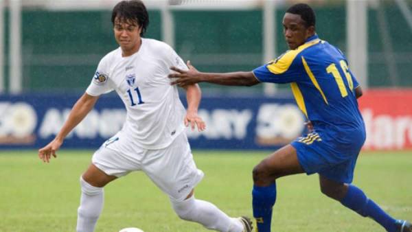 En imagen, David Carranza, quien jugaba en Motagua, en la victoria de Honduras por 2-1 ante Curazao.