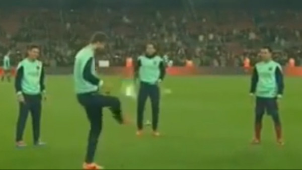VIDEO: El increíble dominio del balón de jugadores del Barcelona