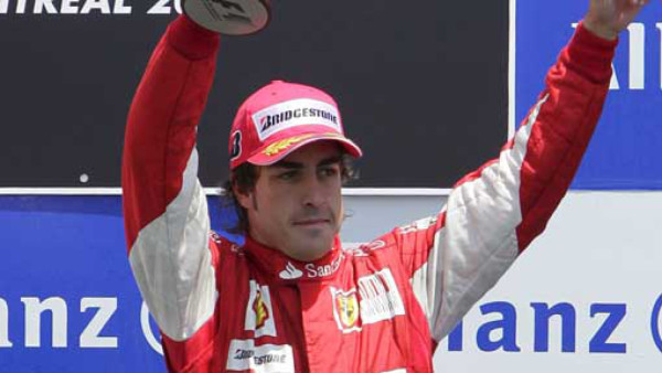 Fernando Alonso quedó tercero en Canadá