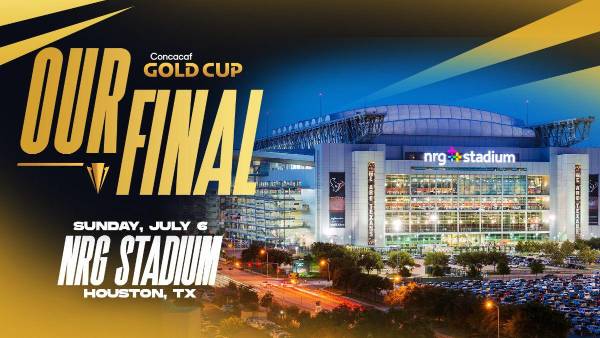 Concacaf confirma que la final de la Copa Oro 2025 será en el NRG Stadium.