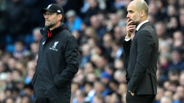 Klopp y Pep Guardiola han tenido una larga batalla por el liderato de la Premier League de Inglaterra.