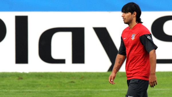 'Kun' Agüero se reportó el Atlético