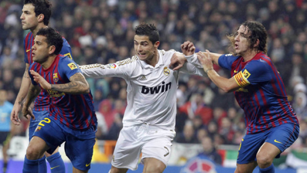 Agarrón en cuartos, Barcelona contra Real Madrid