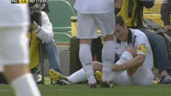 Dura lesión podría adelantar retiro de Javier Zanetti