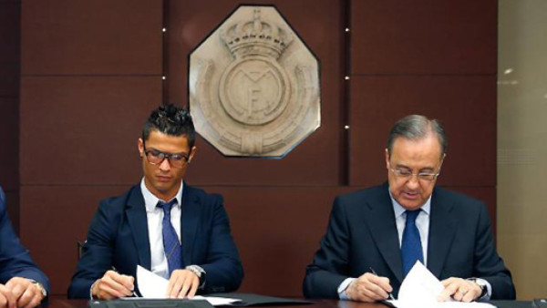 Real Madrid renovó a Cristiano hasta 2018