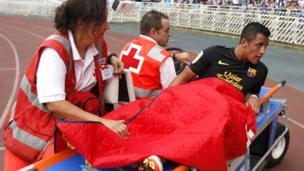 Alexis Sánchez estará dos meses de baja