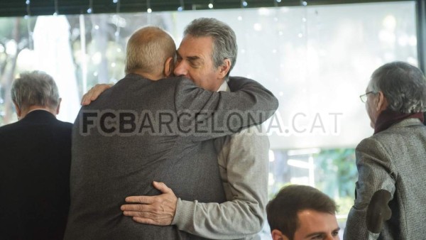 Así fue la cena de Navidad del Barcelona donde participó Choco Lozano