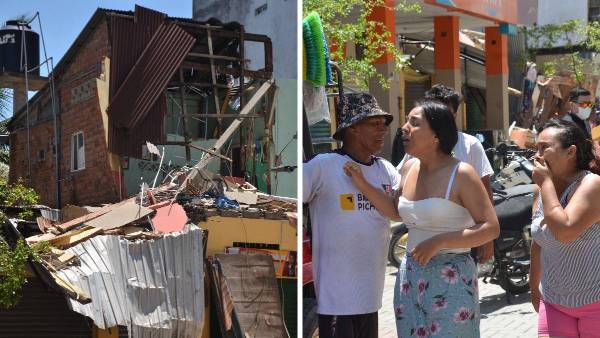 Algunas imágenes de los daños que provocó el Sismo. Foto AFP.