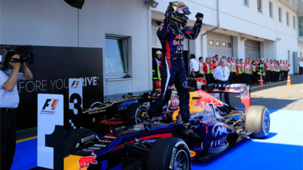 Sebastián Vettel deja el título en casa en el GP de Alemania