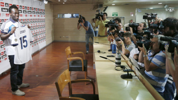 Michael Essien ya está con el Real Madrid