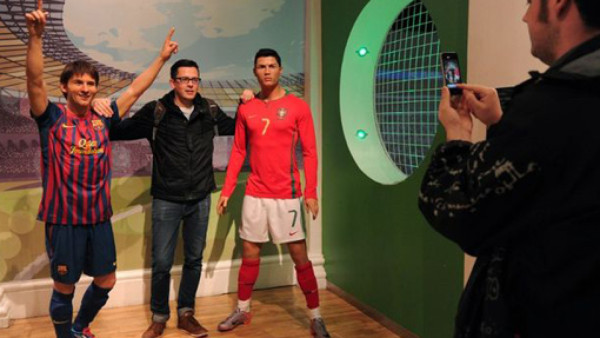 Messi y Cristiano se juntan en un museo en Londres