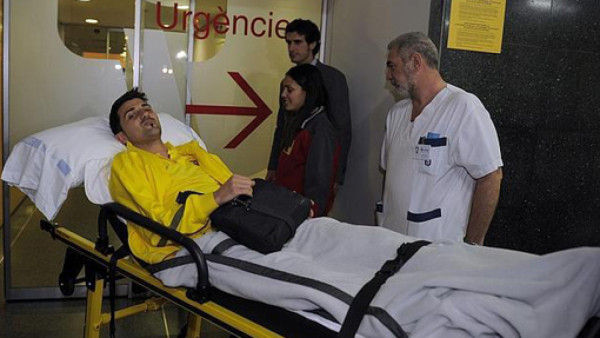 David Villa pudo perder la pierna tras su lesión