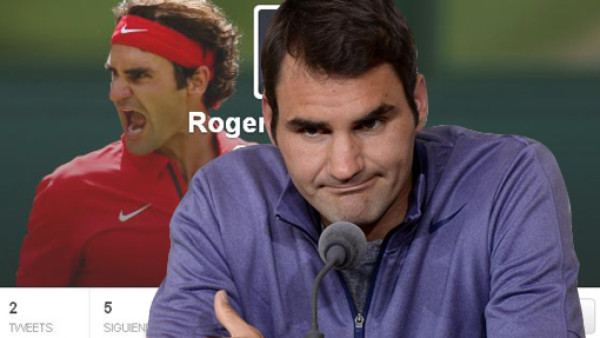 Roger Federer debuta en Twitter
