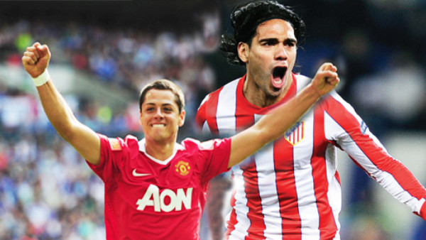 Comparan al 'Chicharito' Hernández con Radamel Falcao