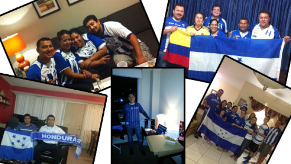 Así celebran la clasificación los hondureños por el mundo