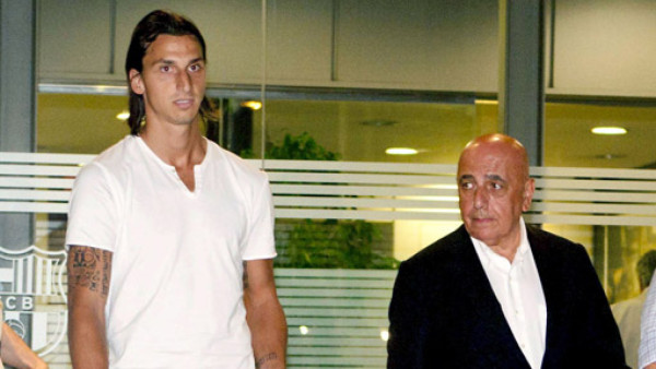 Ibrahimovic llegó a Milán