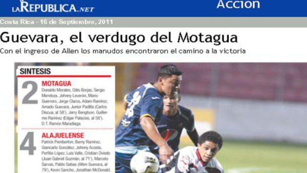 Prensa de Costa Rica elogia al Alajuela
