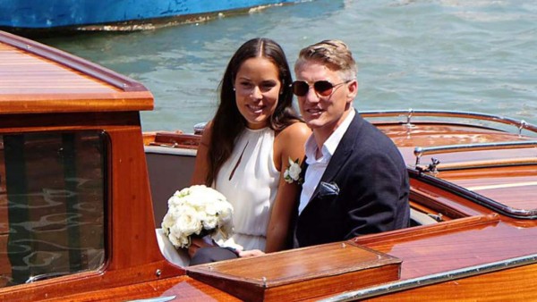 La bella y soñada boda en Venecia entre Schweinsteiger y Ana Ivanovic&nbsp;&nbsp;