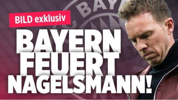 Bild da por hecho el despido de Nagelsmann como entrenador del Bayern Munich.