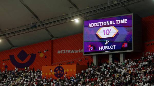 En el mundial de Qatar 2022 uno de las revoluciones fue el tiempo añadido que se daba en cada encuentro.