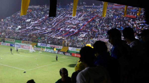 El ambiente de la final en el Morazán