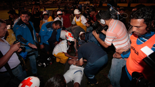 Vandalismo en el Estadio Nacional