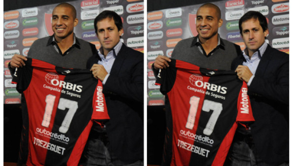 David Trezeguet fue presentado como jugador de Newell's