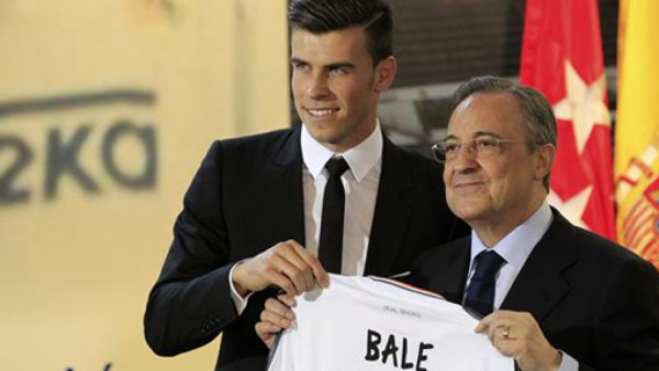Florentino Pérez: 'Finalmente lo hemos logrado y Bale está con nosotros'