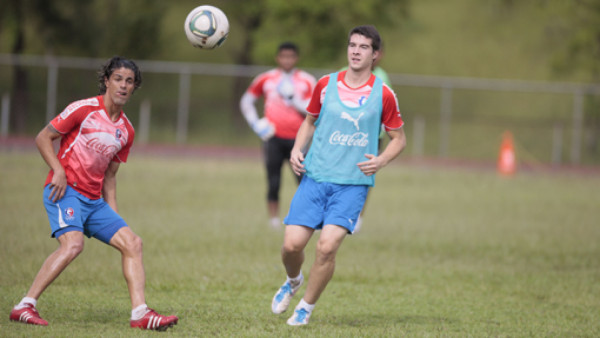 Yair Soloaga ya sudó la camisa del Olimpia