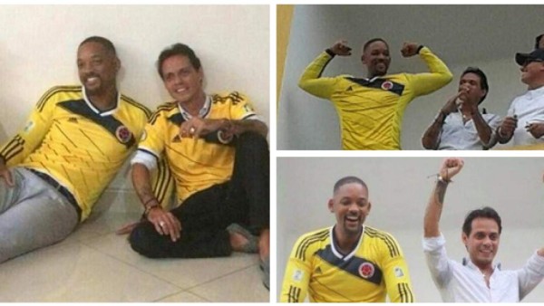 Will Smith y Marc Anthony se unen a la fiesta de Colombia