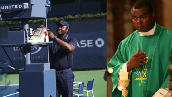 Un cura manda en el Abierto de Tenis