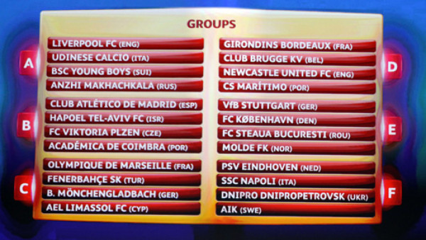 Así quedó el calendario de la fase de grupos de la Europa League