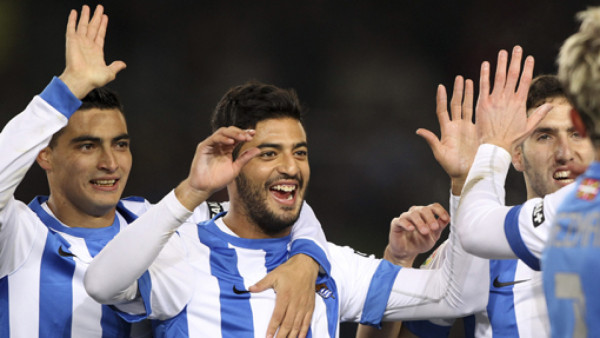 Mexicano Carlos Vela anotó 'póker” de goles en remontada de Real Sociedad