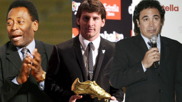 Messi, Pelé y Hugo Sánchez 'Patrimonios de la Humanidad'