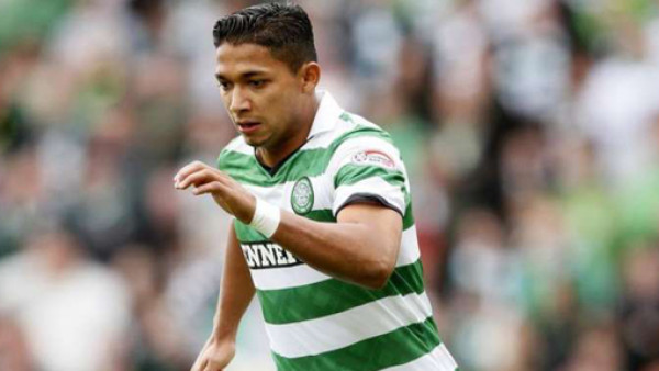Emilio reapareció en empate del Celtic