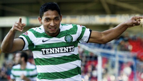 Emilio se estrenó con el Celtic