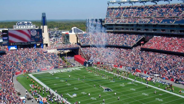 Así es el enorme Gillette Stadium, casa de los Patriots