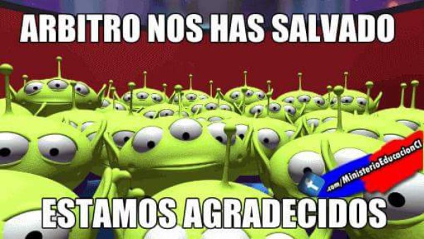 Los imperdibles memes: Se burlan de Chile y su ayuda arbitral