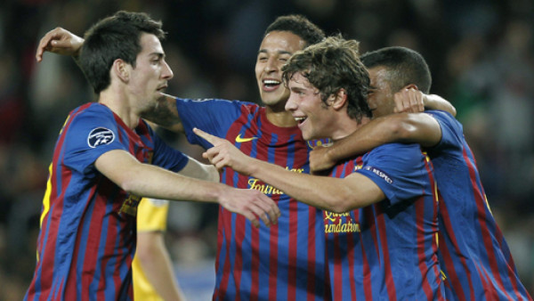Suplentes del Barcelona golearon a BATE
