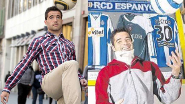 El futbolista que regateó a la silla de ruedas, todo un milagro